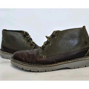 Clarks Chukka Boots Mens 8.5 M Eastford Mid Brown Leather Comfort Lace Up Ankle